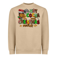 Mushroom hot cocoa and christmas movies Heavyweight Sweatshirt - AdoDesignShop