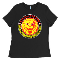 Black japan pro wrestling Ladies Tee - artisFamous