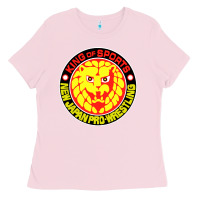 Bubblegum Pink japan pro wrestling Ladies Tee - artisFamous