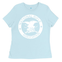 Baby Blue national rifle association Ladies Tee - artisFamous