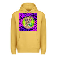 Antique Gold Halloween Cairn Terrier Dog Premium Hoodie - LillyAllenDesigns