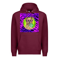 Burgundy Halloween Cairn Terrier Dog Premium Hoodie - LillyAllenDesigns