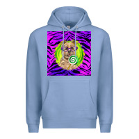 Colony Blue Halloween Cairn Terrier Dog Premium Hoodie - LillyAllenDesigns