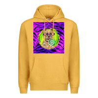Mustard Halloween Cairn Terrier Dog Premium Hoodie - LillyAllenDesigns