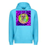 Ocean Blue Halloween Cairn Terrier Dog Premium Hoodie - LillyAllenDesigns