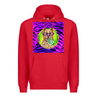 Red Halloween Cairn Terrier Dog Premium Hoodie - LillyAllenDesigns