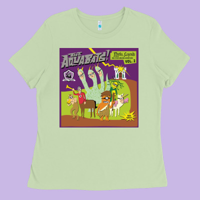 The Aquabats Myths Legends Ladies Tee Designed By Artisfamous