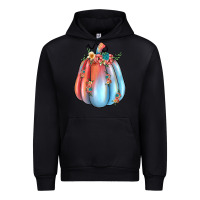 Black flowers pumpkin Urban Hoodie - JahusDesignShop