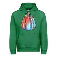 Emerald flowers pumpkin Urban Hoodie - JahusDesignShop