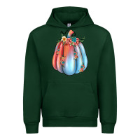 Forest Green flowers pumpkin Urban Hoodie - JahusDesignShop