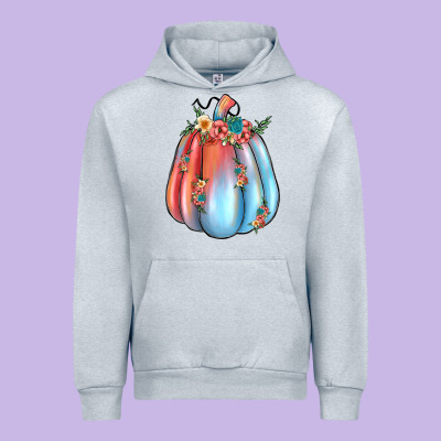 Flowers Pumpkin Urban Hoodie Designed By Jahusdesignshop