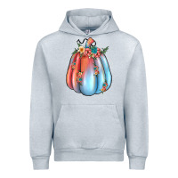 Heather Grey flowers pumpkin Urban Hoodie - JahusDesignShop