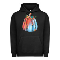 Pigment Black flowers pumpkin Urban Hoodie - JahusDesignShop