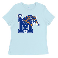 Baby Blue the memphis athletic teams tigers Ladies Tee - artisFamous