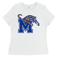 White the memphis athletic teams tigers Ladies Tee - artisFamous