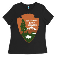 Black national park service Ladies Tee - artisFamous