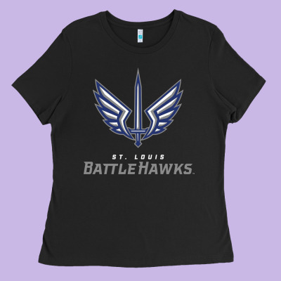 Battle Hawks Football Ladies Tee Designed By Artisfamous