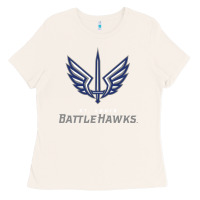 Bone battle hawks football Ladies Tee - artisFamous