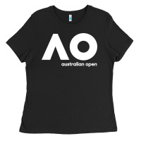Black australian open merch Ladies Tee - artisFamous