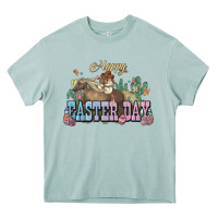 Arona Happy Easter Day rodeo Heavy Core Tee - HowdyJamesFarm