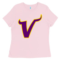 Bubblegum Pink vikings style Ladies Tee - artisFamous
