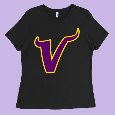 Vikings Style Ladies Tee Designed By Artisfamous