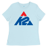 Baby Blue k2 ski snowboarding Ladies Tee - artisFamous