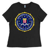 Black fbi Ladies Tee - artisFamous