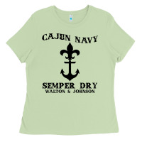 Matcha cajun navy Ladies Tee - artisFamous