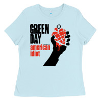 Baby Blue american idiot Ladies Tee - artisFamous