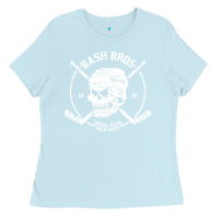 Baby Blue bash bros Ladies Tee - artisFamous