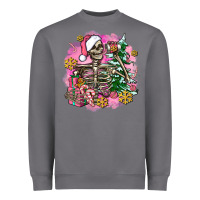 Storm pink coffee gifts christmas skeleton coffee Heavyweight Sweatshirt - AdoDesignShop