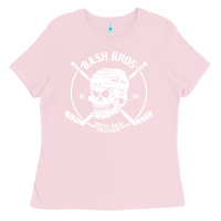 Bubblegum Pink bash bros Ladies Tee - artisFamous