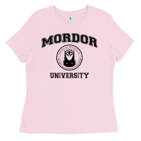 Bubblegum Pink mordor university Ladies Tee - artisFamous