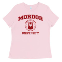 Bubblegum Pink mordor university Ladies Tee - artisFamous