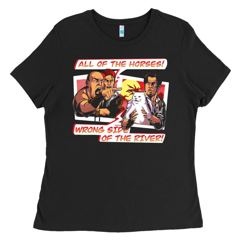 Wrong Side Of The River Ladies Tee by artisFamous | Teevron