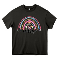 Asphalt western nurse rainbow Heavy Core Tee - RanaPortraitStore