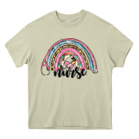 Mossy western nurse rainbow Heavy Core Tee - RanaPortraitStore