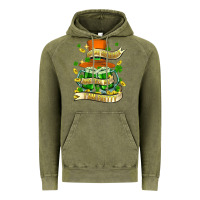 Vintage Olive buy me green beer and tell me ı am pretty Vintage Hoodie - FaDigitalArtStudio