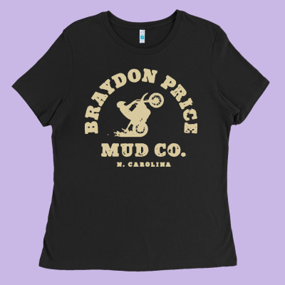 Braydon Price Motorbike Mud   T Shirt Ladies Tee Designed By Artisfamous