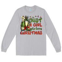 Moon Dust just a girl who loves christmas Long Sleeve Tee - BundleAndBundleShop