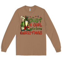 Just A Girl Who Loves Christmas Long Sleeve Tee | Teevron