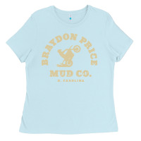 Baby Blue braydon price motorbike mud   t shirt Ladies Tee - artisFamous