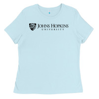 Baby Blue johns hopkins Ladies Tee - artisFamous