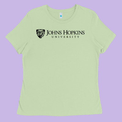 Johns Hopkins Ladies Tee Designed By Artisfamous