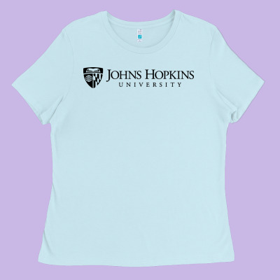 Johns Hopkins Ladies Tee Designed By Artisfamous