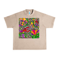 French Oak mardi gras crawfish leopard  seamless pattern Urban Heavy Tee - FaDigitalArtStudio