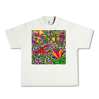 Pistachio mardi gras crawfish leopard  seamless pattern Urban Heavy Tee - FaDigitalArtStudio