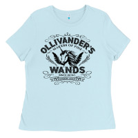 Baby Blue ollivanders wands Ladies Tee - artisFamous