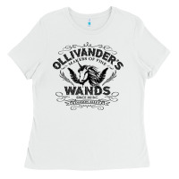 White ollivanders wands Ladies Tee - artisFamous